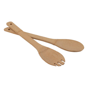 Regent Bamboo Salad Fork And Spoon 2 Pieces 300x60x6mm 30968 (7817375121497)