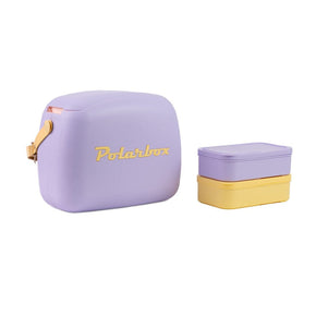 Polarbox CoolerBag & 2 Lunch Box Lilac Yellow 6 Liter 10013 (7876881580121)