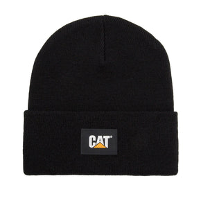 Catterpillar Mens Cat Cuff Beanie Black (7919499706457)