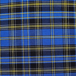 Tartan Check Sky/Royal Fabric 150cm (7221534654553)