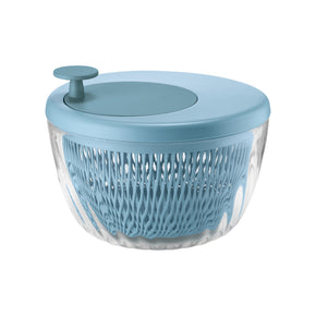 Guzzini Preparation Salad Spinner With Lid 26cm Spin & Store Matt Blue GZ170900134 (7895968481369)