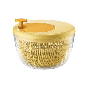 Guzzini Salad Spinner With Lid Spin & Store Preparation 26cm Acid Yellow GZ17090056 (7889684922457)