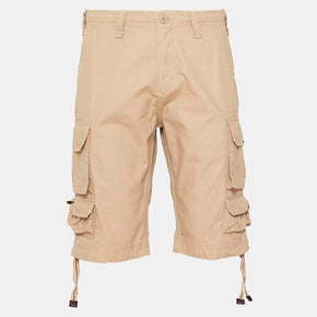 Cutty Cotton Cargo Shorts Stone (7809439760473)