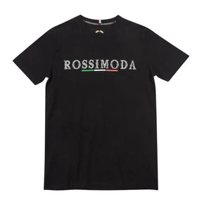 Rossimoda Men's Vettore T Shirt Black (7812851368025)