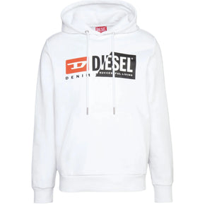 Diesel Girk Hood Cuty Hoodie White Parallel Import (7924516323417)