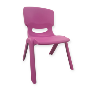 Kids Strong Stackable Plastic Chair Pink (7807358664793)