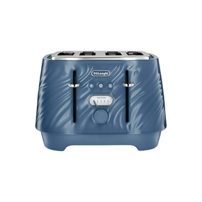 Delonghi Ballerina Seta 4 Slice Toaster Silk Blue CTDS4003.BL (7824935747673)