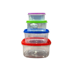 Continental Homeware 4 Pack Rainbow Oval Containers CH1049 (7915077271641)