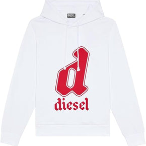 Diesel Men's S-Ginnout Sweatshirt White Parallel Import (7924519764057)