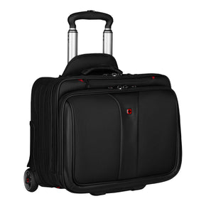 Wenger Patriot 2 Piece Wheeled Laptop Case Black (7776210845785)