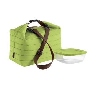 Guzzini On The Go Handy Bio Thermal Large Bag And Container Apple Green GZ03290384 (7896210800729)