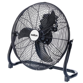 Salton Black 40cm High Velocity Floor Fan SFF75 (7805246865497)