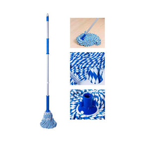 Kleaner Twist Mop Floor Cleaning Mop With Wringer Microfiber GSA010 (7893654437977)