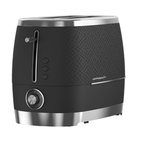 Beko Cosmopolis 2 Slice Toaster Black/Chrome TAM8202B (7825015504985)