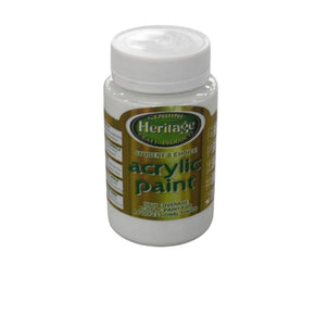 Heritage Student Acrylic paint White 250ml (7805226877017)