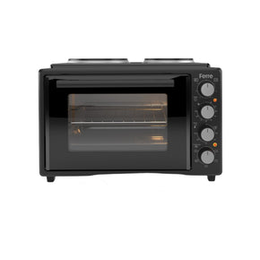 Ferre 35L Matt Black Mini Oven 2 Plate FMO035 (7877016354905)