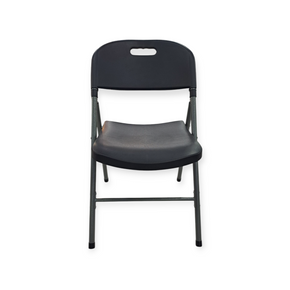 Plastic Heavy Duty Folding Chair Black (7122161893465)