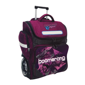 Boomerang XXl Big Wheels Trolley School Bag Purple (7881881354329)