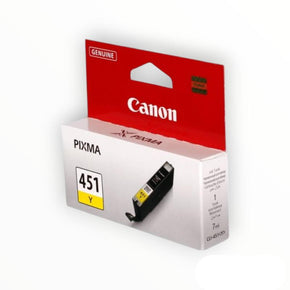 Canon Ink Cartridges - CLI-451Y Original Yellow Printer Ink Cartridge (7808415301721)