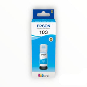 Epson 103 EcoTank 65ml Ink Bottle - Cyan (7808664272985)