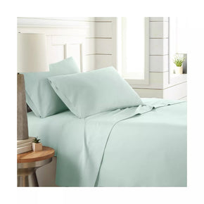 Egyptian Cotton 400 Thread Count Flat Sheet Duck Egg (7901808918617)