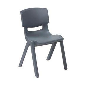 Kids Strong Stackable Plastic Chair Silver (7807387795545)