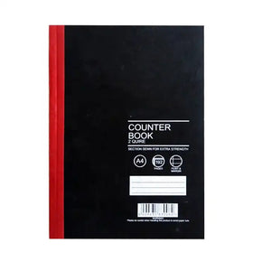 PSD 192 Page A4 2 Quire Feint & Margin Counter Book (7881381249113)