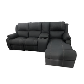 Noveu Corner Sofa Black