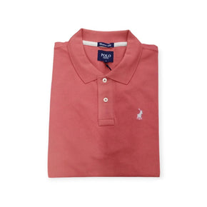 Polo Men's Pique Golfer Dark Pink (7787918983257)