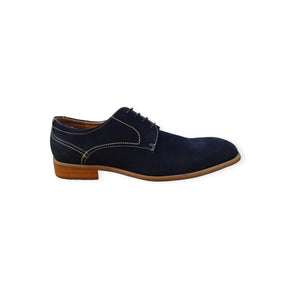 Polo Men's Nubuck Semi Casual Lace Up Navy (7803680587865)