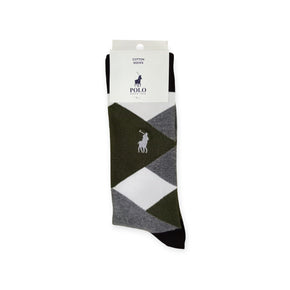 Polo Men's Cotton Socks Black (7804496150617)