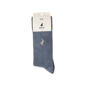 Polo Men's Socks Charcoal Blocks (7804501164121)