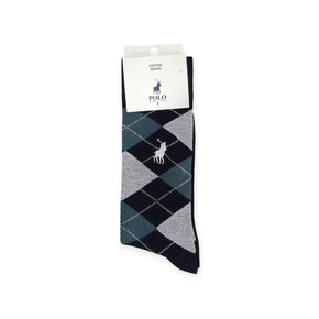 Polo Men's Cotton Socks Navy (7804505129049)