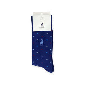 Polo Men's Socks Multi Dots Airforce (7804523511897)