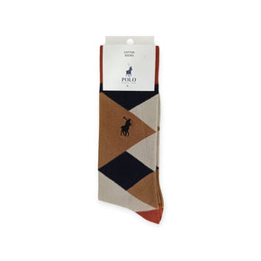 Polo Men's Cotton Socks Rust (7804541239385)