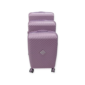 Travelmate 3 Piece Luggage Set L-346 Purple (7805186539609)