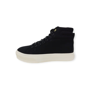 Polo Men's Monogram High Top Sneaker Black (7809625325657)