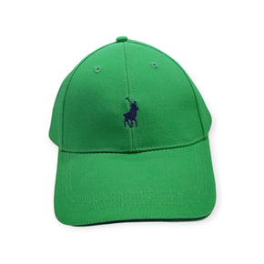 Polo 6 Panel Classic Peak Cap Green (7819696373849)