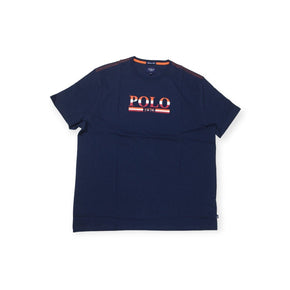 Polo Men's Logo Printed Short Sleeve T Shirt Navy (7786817519705)