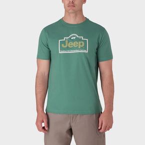 Jeep Men's Fashion Graphics T Shirt Green (7803563868249)