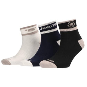 Jeep Ankle 3 Pack Socks Multi (7922599952473)