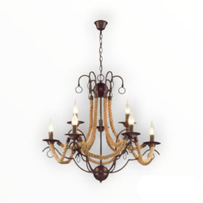 Bright Star Lighting Chandelier CH475/9 Brown (7811543367769)