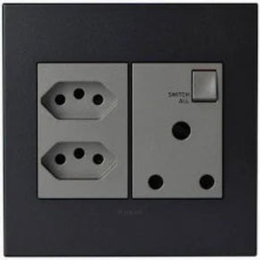 Legrand Arteor PMON44MGP New RSA Sockets Monobloc 4X4 Graphite (7927359471705)