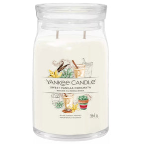 Yankee Candle Signature Large Jar Sweet Vanilla Horchata 567g (7808530743385)