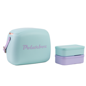 Polarbox CoolerBag & 2 Lunch Box Sky Blue Lilac 6 Liter 10012 (7876887642201)