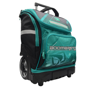 Boomerang Hardbody Big Wheel Trolley Bag Green (7899399290969)