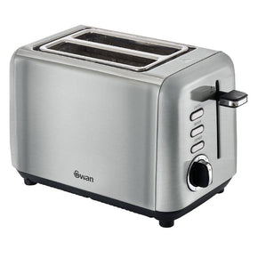 Swan Townhouse Stainless Steel Silver 2 Slice Toaster STH2S (7893182087257)