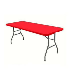 Rectangular Event Fold In Half Table 180cm Red FT-RED (7801307136089)