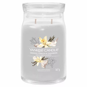 Yankee Candle Signature Large Jar Smoked Vanilla & Cashmere 567g (7808529760345)