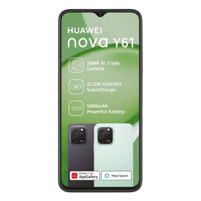 Huawei Nova Y61 64GB Dual Sim - Black (7804428091481)